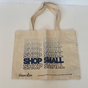🍀 $10 3/$25! Canvas logo souvenir bag Steven Alan Shop Small 12x16